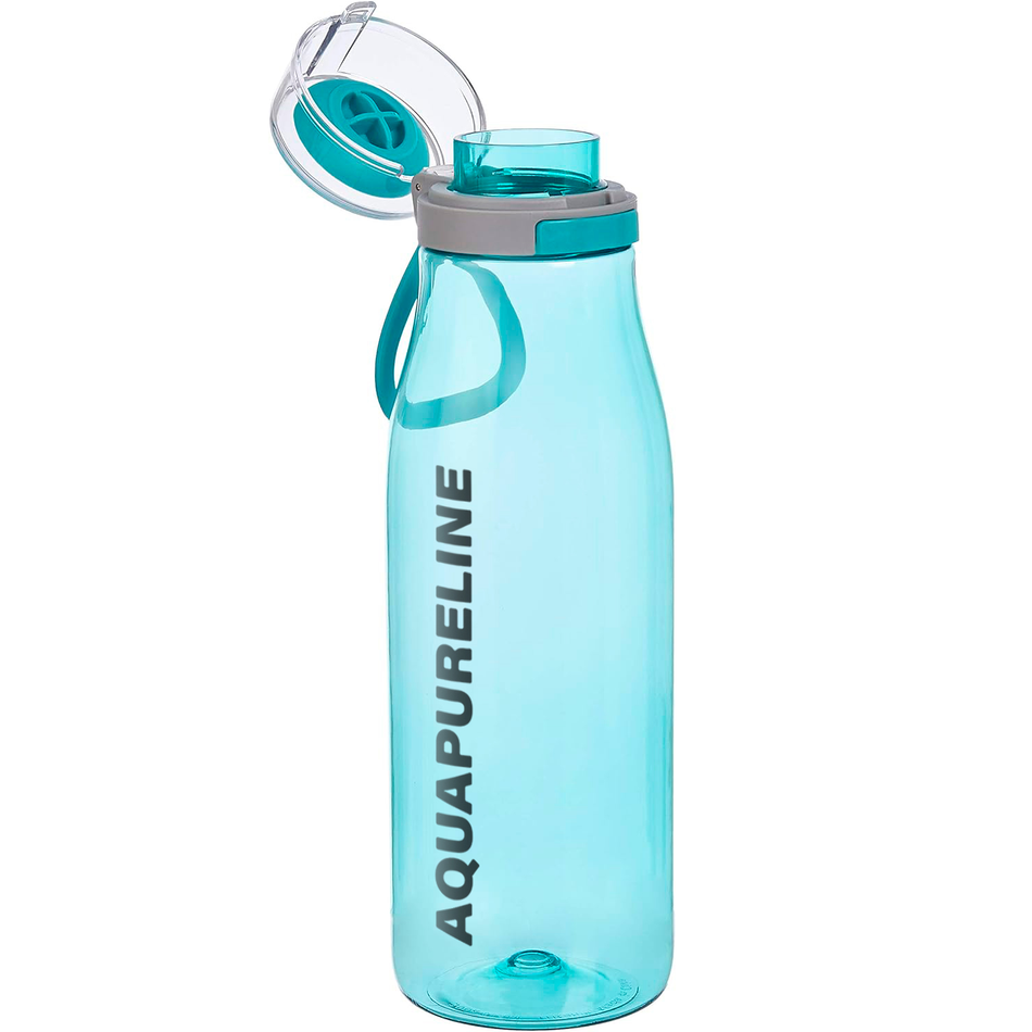 Aquapureline 24-Ounce Water Container with Active Cap