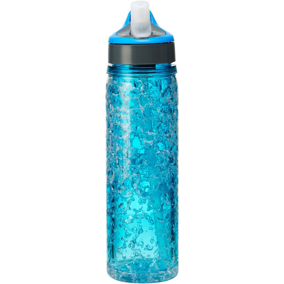 Aquapureline Freezeable Double Wall Insulated Tritan Water Bottle with Crackle Gel